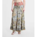 Gonne Genere Gonna lunga Donna Primavera/Estate Made in India Quotidiano Colori Casuale Standard Multicolore Seta — foto 1