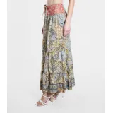 Gonne Genere Gonna lunga Donna Primavera/Estate Made in India Quotidiano Colori Casuale Standard Multicolore Seta — foto 3
