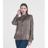 Camicia Camicia Donna Quattro stagioni Made in Italia Quotidiano Colore Unico Standard — foto 1