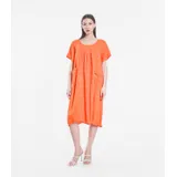 Vestiti Donna Primavera/Estate Made in Italia Quotidiano Colore Unico Standard Lino — foto 1