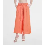 Pantaloni Donna Primavera/Estate Made in Italia Quotidiano Colore Unico Standard Lino — foto 19