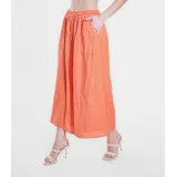 Pantaloni Donna Primavera/Estate Made in Italia Quotidiano Colore Unico Standard Lino — foto 17