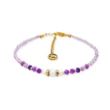 Bracciale con Cristalli e Perle 16+5cm — foto 5