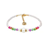 Bracciale con Cristalli e Perle 16+5cm — foto 3