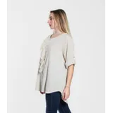 Camicetta Camicia Casual Donna Primavera/Estate Made in Italia Quotidiano Colore Unico Standard — foto 3
