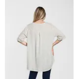 Camicetta Camicia Casual Donna Primavera/Estate Made in Italia Quotidiano Colore Unico Standard — foto 4