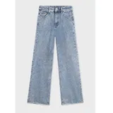 Jeans Larghi Donna Primavera Made in Cina Quotidiano Colore Unico Standard — foto 4