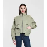 Cappotti Cappotti Corti Donna Primavera/Estate Made in Italia Quotidiano Colore Unico Standard — foto 1