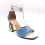 Sandali con Tacchi Donna Estate Made in Cina Quotidiano Tacco Largo Aperta — foto 1