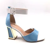 Sandali con Tacchi Donna Estate Made in Cina Quotidiano Tacco Largo Aperta — foto 3