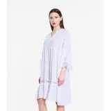 Vestiti Donna Primavera/Estate Made in Italia Quotidiano Colore Unico Standard — foto 3