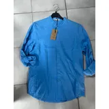 Camicie(U) Uomo Camicia Casual Uomo Estate Made in Italia Tempo libero Colore Unico Standard Bottoni — foto 1