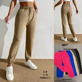 Pantaloni Sportivi Donna Primavera/Estate Made in Cina Quotidiano Vari Colori Standard Lacci — foto 1