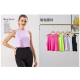 Canottiera Donna Estate Made in Cina Quotidiano Vari Colori Standard — foto 1