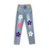 Jeans Slim Fit Donna Primavera/Estate Made in Cina Tempo libero Colore Unico Standard — foto 1