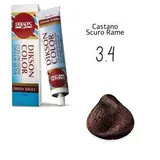 Per capelli colorati Dikson Color Tintura per Capelli con Proteine Seta - 3.4 Castano Scuro Rame — foto 1