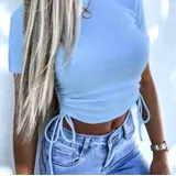T-Shirt & Top(D) Genere T-Shirt Donna Primavera/Estate Made in Italia Quotidiano Vari Colori Standard — foto 1