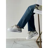 Sneakers basse Donna Primavera Made in Cina Tempo libero Colore Unico Plateau Anteriore Tonda — foto 5