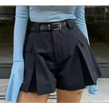 Pantaloni Shorts Donna Primavera/Estate Made in Italia Quotidiano Vari Colori Standard Cerniera lampo — foto 3