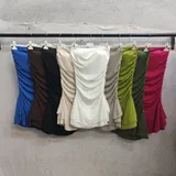 T-Shirt & Top(D) Genere Canottiera Donna Estate Made in Italia Quotidiano Colore Unico Standard — foto 1