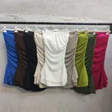 T-Shirt & Top(D) Genere Canottiera Donna Estate Made in Italia Quotidiano Colore Unico Standard — foto 3