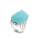 Anello Ovale in Vetro Colorato — foto 3