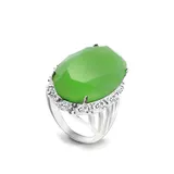 Anello Ovale in Vetro Colorato — foto 4