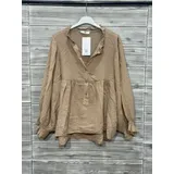 T-Shirt & Top(D) Genere Camicia caftani Donna Autunno Made in Italia Quotidiano Vari Colori Standard Monocromo — foto 10