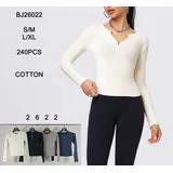 T-Shirt Donna Quattro stagioni Made in Cina Quotidiano Vari Colori Standard Monocromo — foto 1