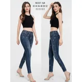 Jeans(D) Genere Jeans Slim Fit Donna Quattro stagioni Made in Cina Tempo libero Colore Unico Curvy(taglie forti) — foto 1