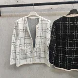 Maglierie&Felpe(D) Genere Cardigan Cardigan Donna Autunno/Inverno Made in Cina Quotidiano Colori Casuale Curvy(taglie forti) — foto 4