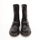 Stivaletti Anfibi con lacci e catena Super leggero Tacco 3 cm Donna Autunno/Inverno Made in China Quotidiano Piatto Tonda MARTIN PESCATORE — foto 3