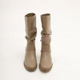 Stivali Cavallerizza con zeppa interna 5 cm Super leggero Altezza suola 2 cm Donna Autunno/Inverno Made in China Quotidiano Tacco interno Tonda MARTIN PESCATORE — foto 4