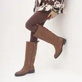 Stivali Cavallerizza Super leggero Tacco 3 cm Donna Autunno/Inverno Made in China Quotidiano Piatto Tonda MARTIN PESCATORE — foto 1