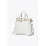 Borsa a Mano Donna Autunno/Inverno Made in Italia Quotidiano Colore Unico Cerniera lampo — foto 3