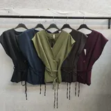 T-Shirt & Top(D) Genere Canottiera Donna Autunno/Inverno Made in Italia Quotidiano Colore Unico Curvy(taglie forti) — foto 1
