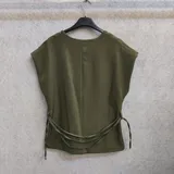 T-Shirt & Top(D) Genere Canottiera Donna Autunno/Inverno Made in Italia Quotidiano Colore Unico Curvy(taglie forti) — foto 5