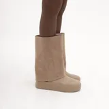 Stivaletti Zeppe Super leggero Altezza suola 5 cm Donna Autunno/Inverno Made in China Quotidiano Zeppe Tonda MARTIN PESCATORE — foto 3
