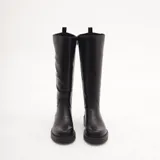 Stivali Biker con zip Super leggero Tacco 5 cm Donna Autunno/Inverno Made in China Quotidiano Tacco Largo Tonda MARTIN PESCATORE — foto 4