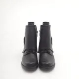Stivaletti Biker con fibbie e lacci Tacco 5 cm Donna Autunno/Inverno Made in China Quotidiano Tacco Largo Tonda MARTIN PESCATORE — foto 3