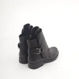 Stivaletti Biker con fibbie e lacci Tacco 5 cm Donna Autunno/Inverno Made in China Quotidiano Tacco Largo Tonda MARTIN PESCATORE — foto 5