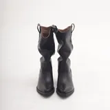 Stivali Texani Gambale con filo di metallo arricciabile Super leggero Tacco 5 cm Donna Autunno/Inverno Made in China Tempo Libero Tacco Alto A punta MARTIN PESCATORE — foto 5