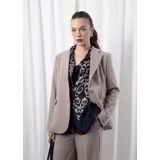 Giacca Blazer Giacca Donna Autunno/Inverno Made in Italia Quotidiano Colore Unico Oversize — foto 1