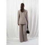 Giacca Blazer Giacca Donna Autunno/Inverno Made in Italia Quotidiano Colore Unico Oversize — foto 5