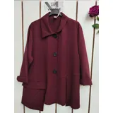Giacche(D) Genere Giacca Leggere Giacca Donna Autunno/Inverno Made in Italia Tempo libero Colori Casuale Curvy(taglie forti) Monocromo — foto 1