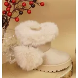 Stivaletti Bambina Autunno/Inverno Made in Cina Quotidiano Piatto Tonda — foto 1