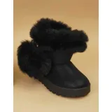 Stivaletti Bambina Autunno/Inverno Made in Cina Quotidiano Piatto Tonda — foto 2