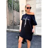 Vestiti Donna Primavera/Estate Made in Italia Tempo libero Colore Unico Oversize — foto 1