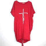 Vestiti Donna Primavera/Estate Made in Italia Tempo libero Colore Unico Oversize — foto 5