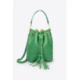 Borsa a Mano Donna Quattro stagioni Made in Italia Tempo libero Vari Colori Coulisse — foto 3